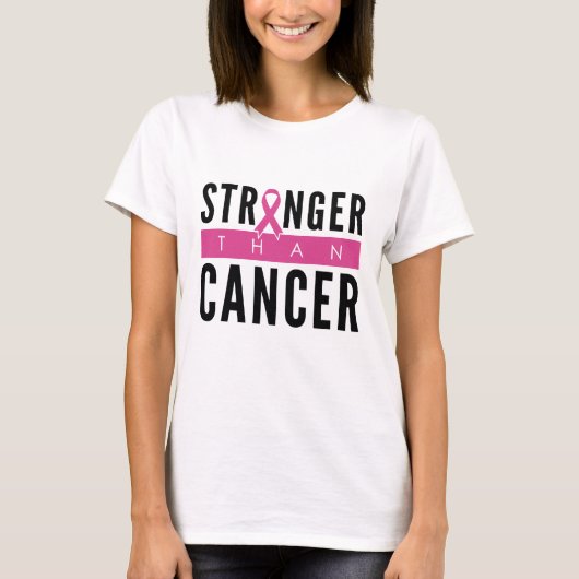 Stärker als Krebs T-Shirt (Vorderseite)