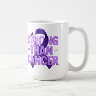 Stärker-als-Krebs-Tasse   Krebsbewusstsein Kaffee Kaffeetasse