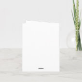 Stärker als Parkinson-Bewusstsein erhobene Faust Karte (Rückseite)