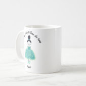 Stärker, als sie den Eierstockkrebs kannte, anpass Kaffeetasse (Vorderseite Links)