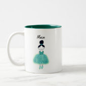 Stärker, als sie den Eierstockkrebs kannte, anpass Zweifarbige Tasse (Links)