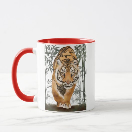 Stärker als Sie denken, Inspirierend Pun Quote Tig Tasse (Links)