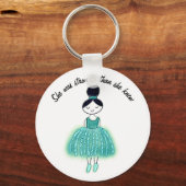 Stärker, als sie es kannte, anpassbarer Eierstockk Schlüsselanhänger (Vorderseite)