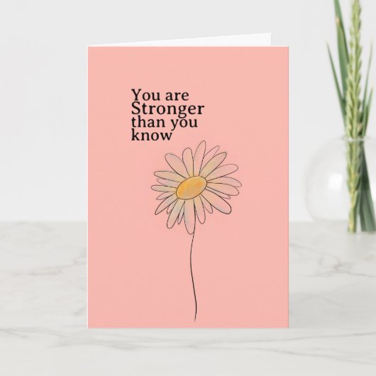 Stärker als Sie wissen Karte (Vorderseite)