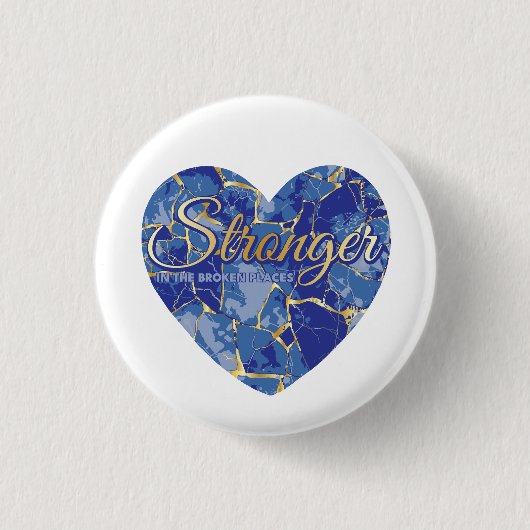 Stärker an den gebrochenen Orten Button (Vorderseite)