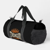 Stärker – Ansporn oder Aufhören Kettlebell Fitness Duffle Bag (Rechte Ecke)