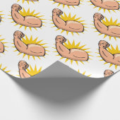 Starker Arm Flex Geschenkpapier (Ecke)