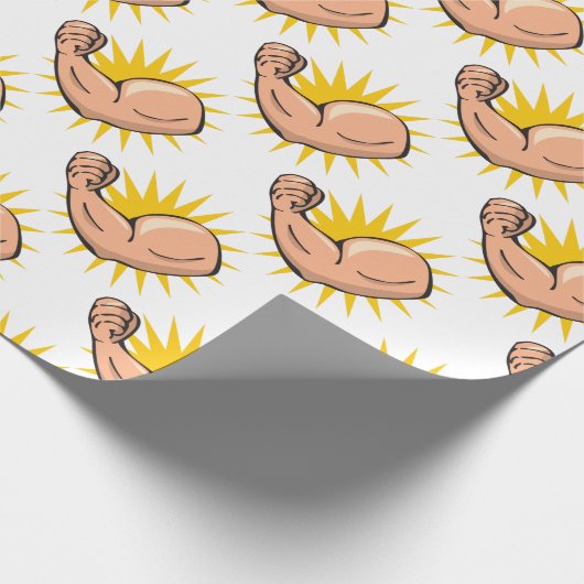 Starker Arm Flex Geschenkpapier (Ecke)