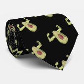 Starker Avocado Krawatte (Gerollt)