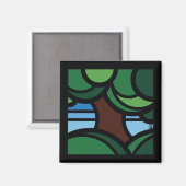 Starker Baum Magnet (Vorderseite/Rückseite)
