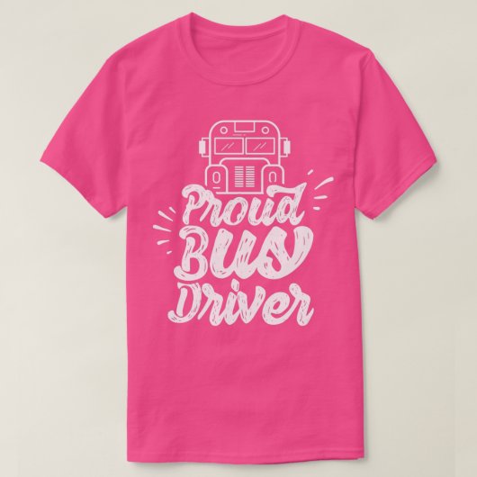 Starker Busfahrer 7 T-Shirt (Design vorne)