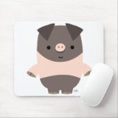 Starker Cartoon Pig mousepad (Mit Mouse)