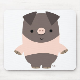Starker Cartoon Pig mousepad