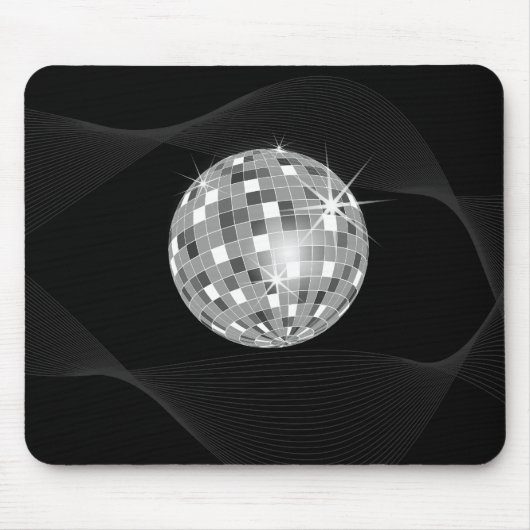 Starker Disco-Ball Mousepad (Vorne)