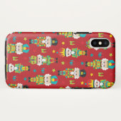 Starker Fall des Weihnachtsnussknacker-Musters Case-Mate iPhone Hülle (Rückseite (Horizontal))