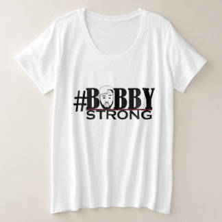 Starker Frauen Bobbys plus Baseball-T - Shirt