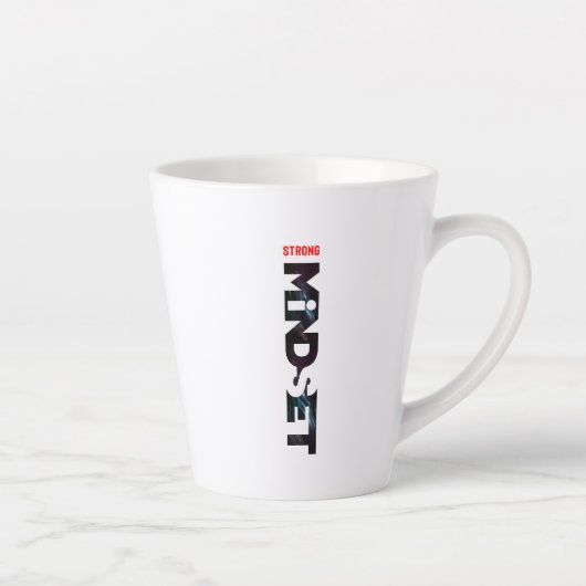 Starker Geist | Latte Tasse (Rechts)