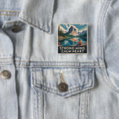 Starker Geist, ruhiges Herz Button (Beispiel)