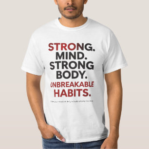 Starker Geist, starker Körper — Fitness-Autorität  T-Shirt