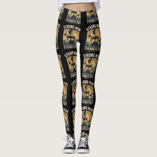 Starker Geist Stärkerer Körper Gym Motivation Desi Leggings