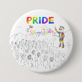 Stärker gemeinsam PRIDE Button (Vorderseite)