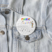 Stärker gemeinsam PRIDE Button (Beispiel)