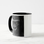 Starker Gorillablick mit intensiver Ausdrucksweise Tasse (Vorderseite Links)