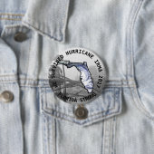 Starker Hurrikan Floridas Knopf IRMA 2017 Button (Beispiel)