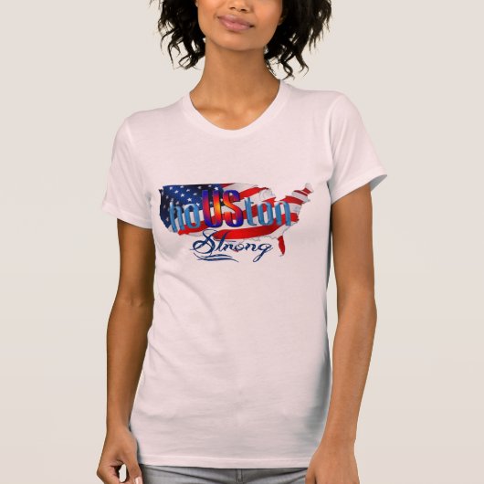 starker Hurrikan Houstons Texas harvey T-Shirt (Vorderseite)