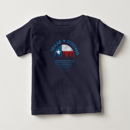 Starker Hurrikan Texas Harvey Baby-T - Shirt (Vorderseite)
