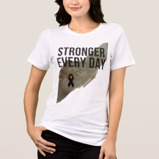 Stärker jeden Tag Damen-Shirt – Inspirierend S Tri-Blend Shirt