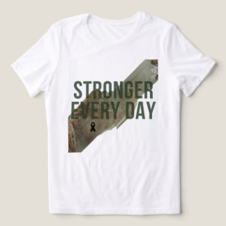 Stärker jeden Tag Frauen-Shirt – Inspirierend S Tri-Blend Shirt
