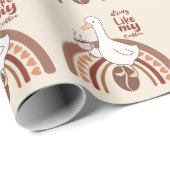 Starker Kaffee Geschenkpapier (Rolleneckpunkt)