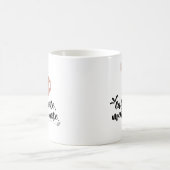 Starker Kaffee, starker Geist | Motivationszitat Kaffeetasse (Mittel)