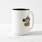 Starker Kaffee Zweifarbige Tasse (VorderseiteRechts)