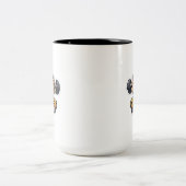 Starker Kaffee Zweifarbige Tasse (Mittel)