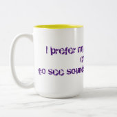 Starker Kaffee Zweifarbige Tasse (Links)