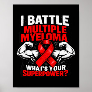Starker Kämpfer gegen multiples Myelom, Krebsüberl Poster