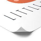 starker kleiner Kürbis. Krebs im Kindesalter. Schi Poster (Ecke)