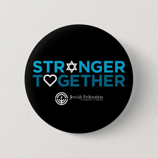 Stärker knöpfen Sie zusammen Button (Vorderseite)