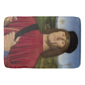 Starker Mann mit rosa Narben (Renaissance Art) Badematte (Vorderseite)