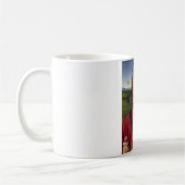 Starker Mann mit rosa Narben (Renaissance Art) Kaffeetasse (Links)