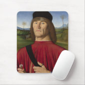 Starker Mann mit rosa Narben (Renaissance Art) Mousepad (Mit Mouse)