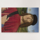 Starker Mann mit rosa Narben (Renaissance Art) Puzzle (Horizontal)
