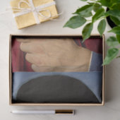 Starker Mann mit rosa Narben (Renaissance Art) Seidenpapier (Geschenk)