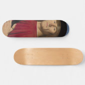 Starker Mann mit rosa Narben (Renaissance Art) Skateboard (Horizontal)