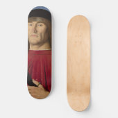 Starker Mann mit rosa Narben (Renaissance Art) Skateboard (Vorderseite)