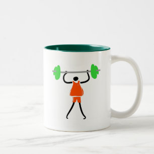 Starker Mann Zweifarbige Tasse