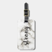 Starker Marmor Gepäckanhänger (Vorderseite vertikal)