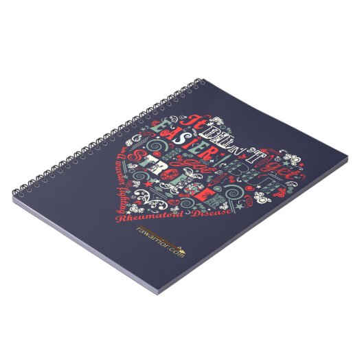 Stärker mit Herzen Notizblock (Linke Seite)